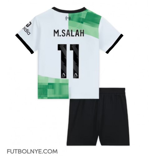 Camiseta Liverpool Mohamed Salah #11 Visitante Equipación para niños 2023-24 manga corta (+ pantalones cortos)